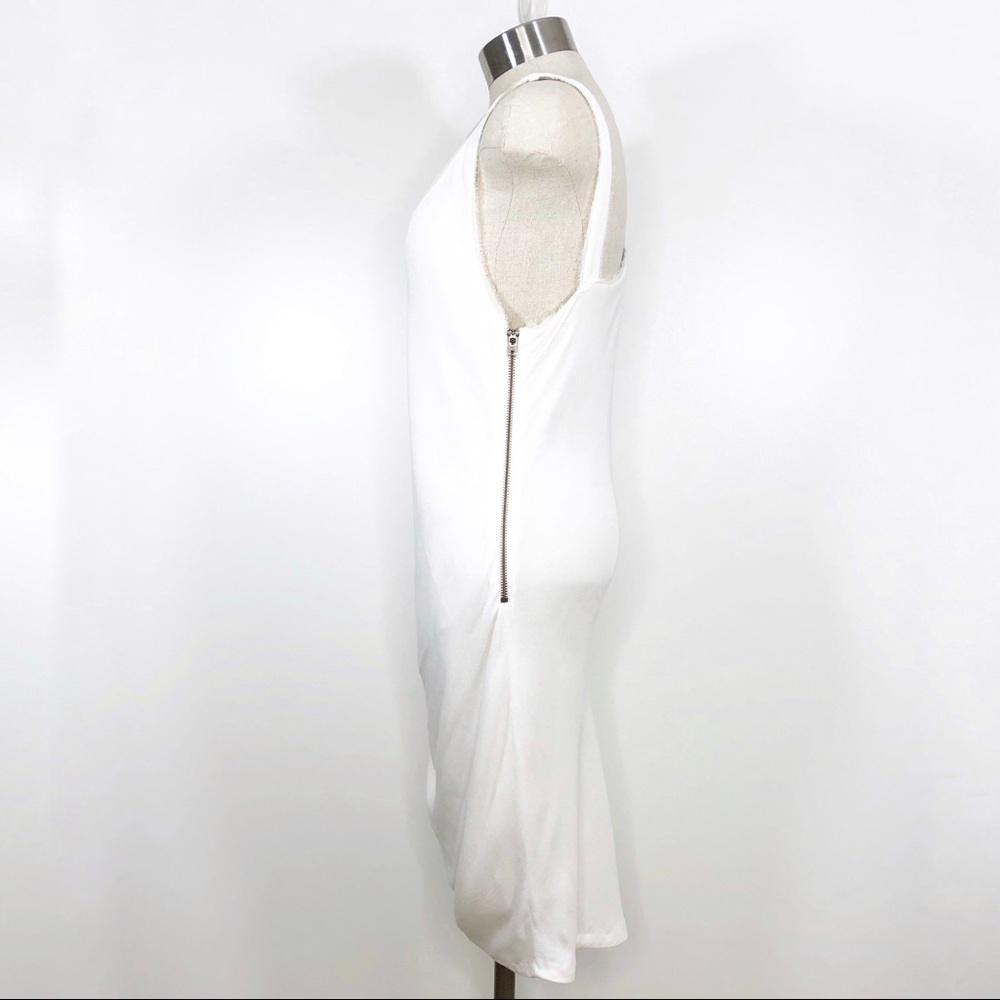 HELMUT LANG Relic Side Twist Crepe Draped Dress - Picture 8 of 12